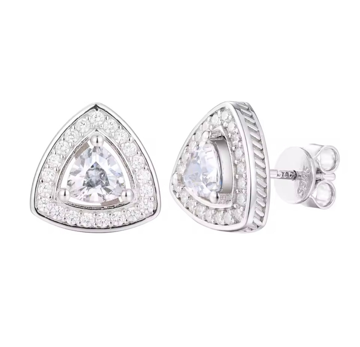 Triangle Stud Earrings