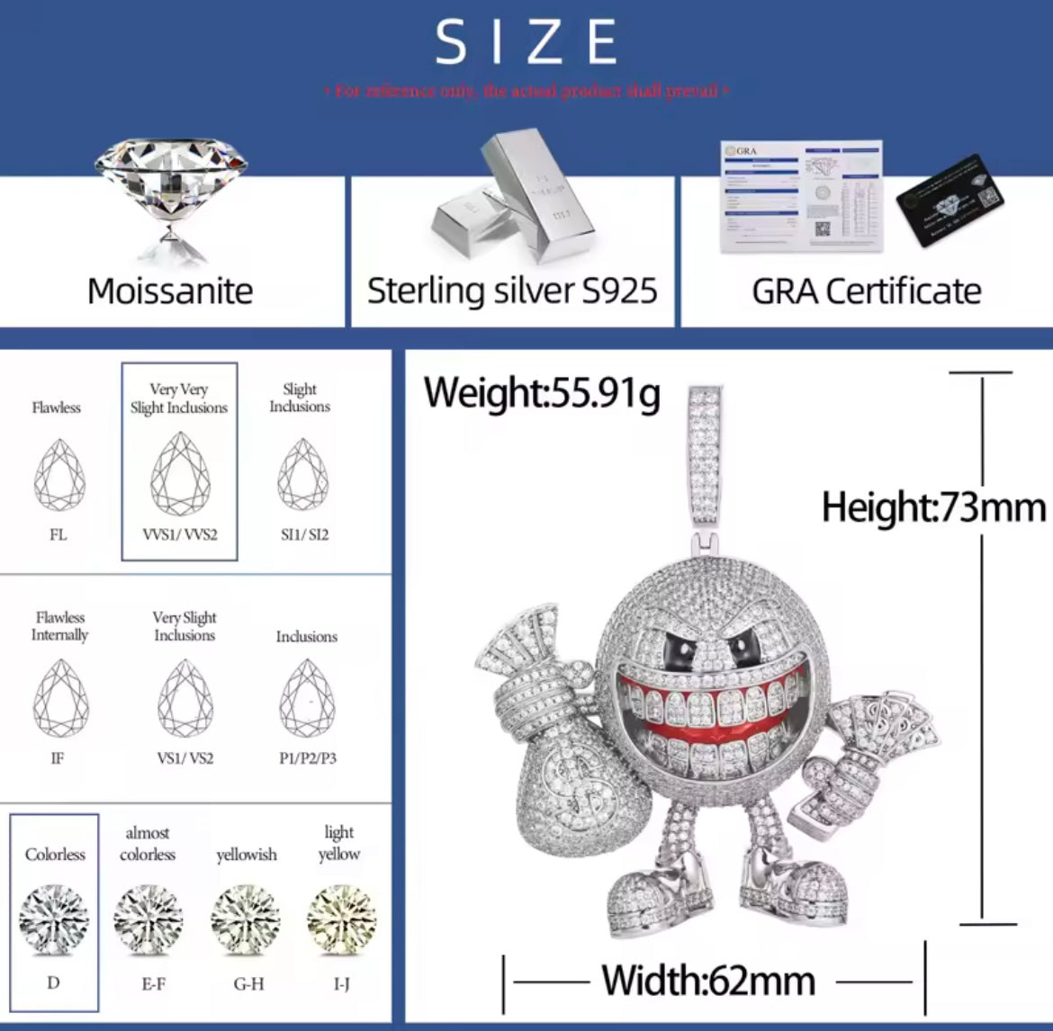 Money Bag Monster Pendant