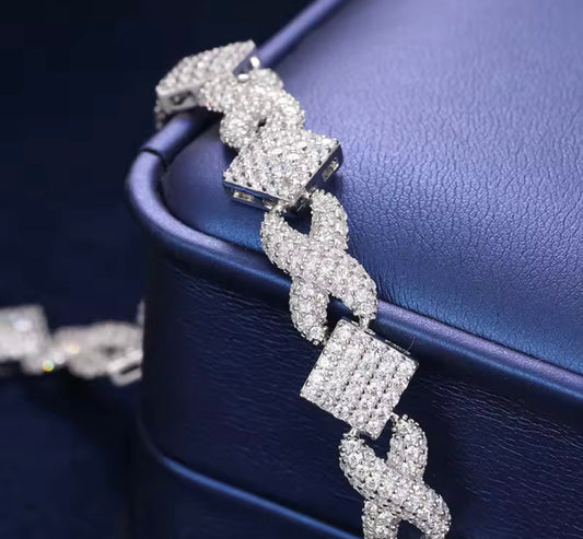 Square Cross Chain/Bracelet