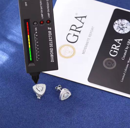 Triangle Stud Earrings