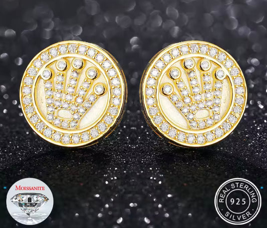 Crown Stud Earrings
