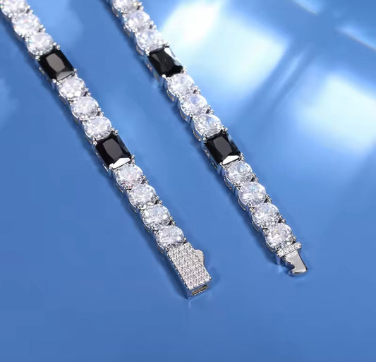 6.0MM Black CZ Tennis Chain/Bracelet