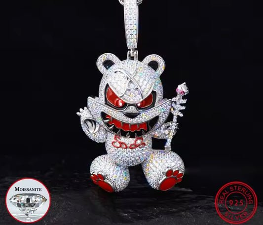 Wizard Violent Bear Pendant