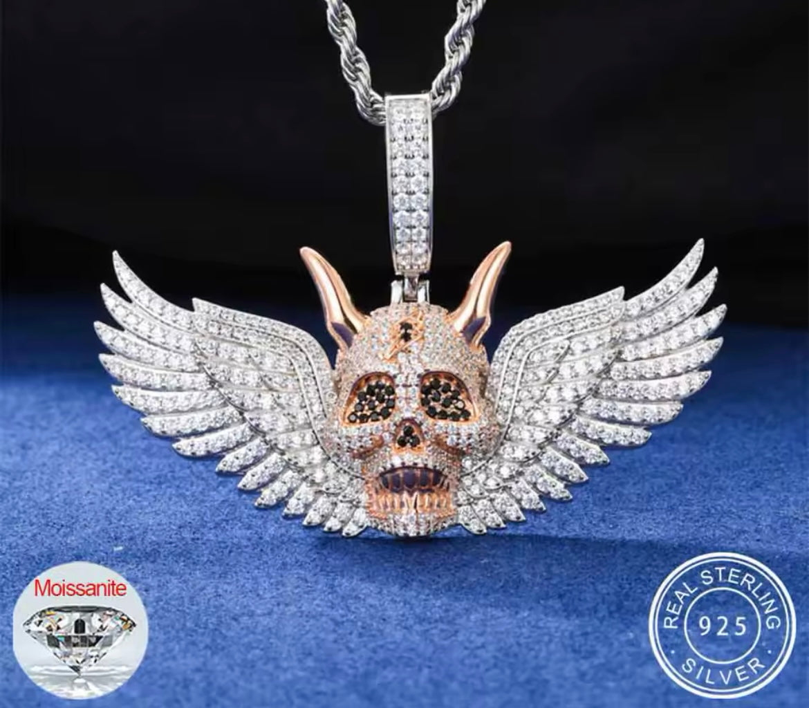 Skull Wing Pendant