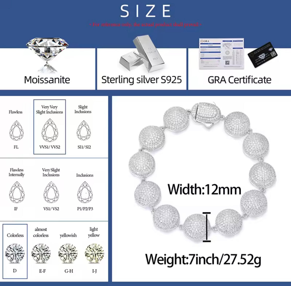 12MM Round Bracelet
