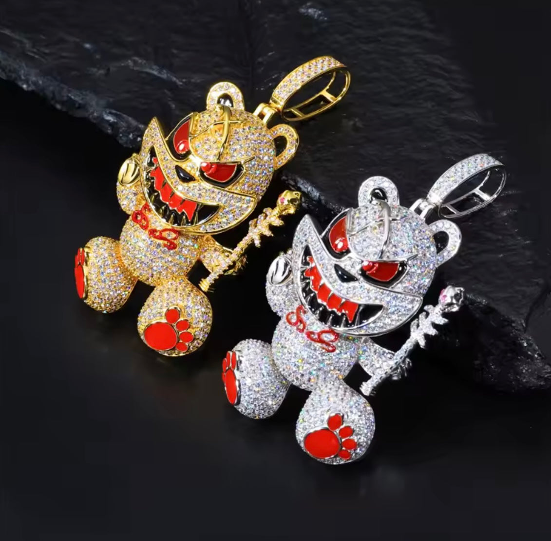 Wizard Violent Bear Pendant
