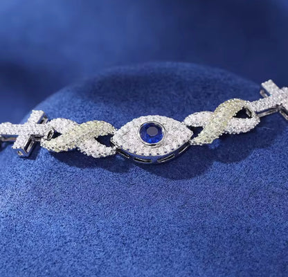 Cross Infinity Symbol Eye Chain/Bracelet