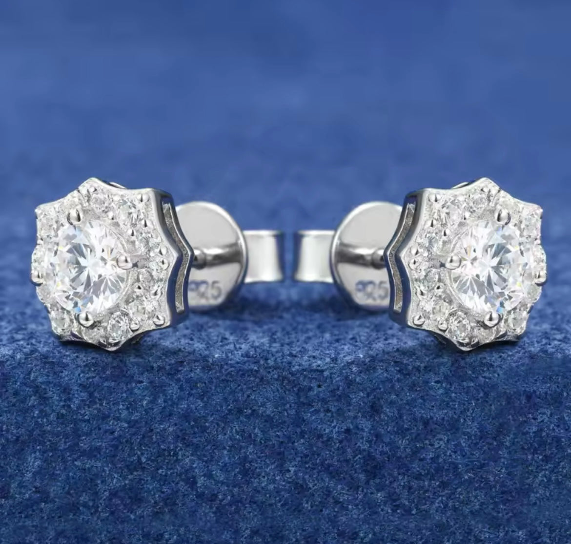 Eight-Pointed Star Earrings