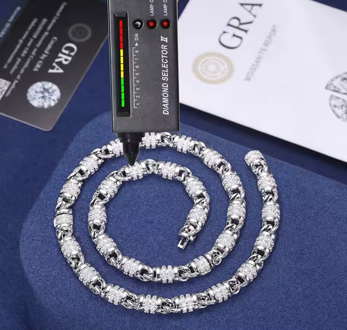 Iced Out Circled Chain