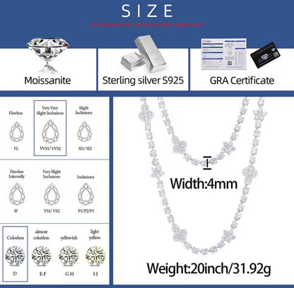 Cross Flower Design Chain