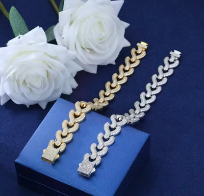 Fish Bone Link Bracelet