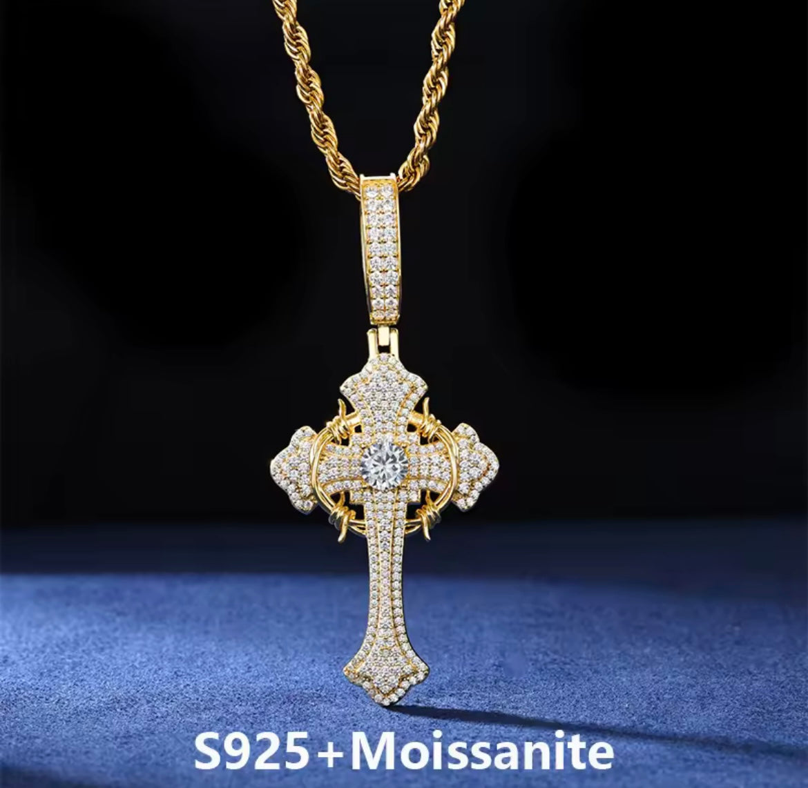 Thorns Cross Pendant