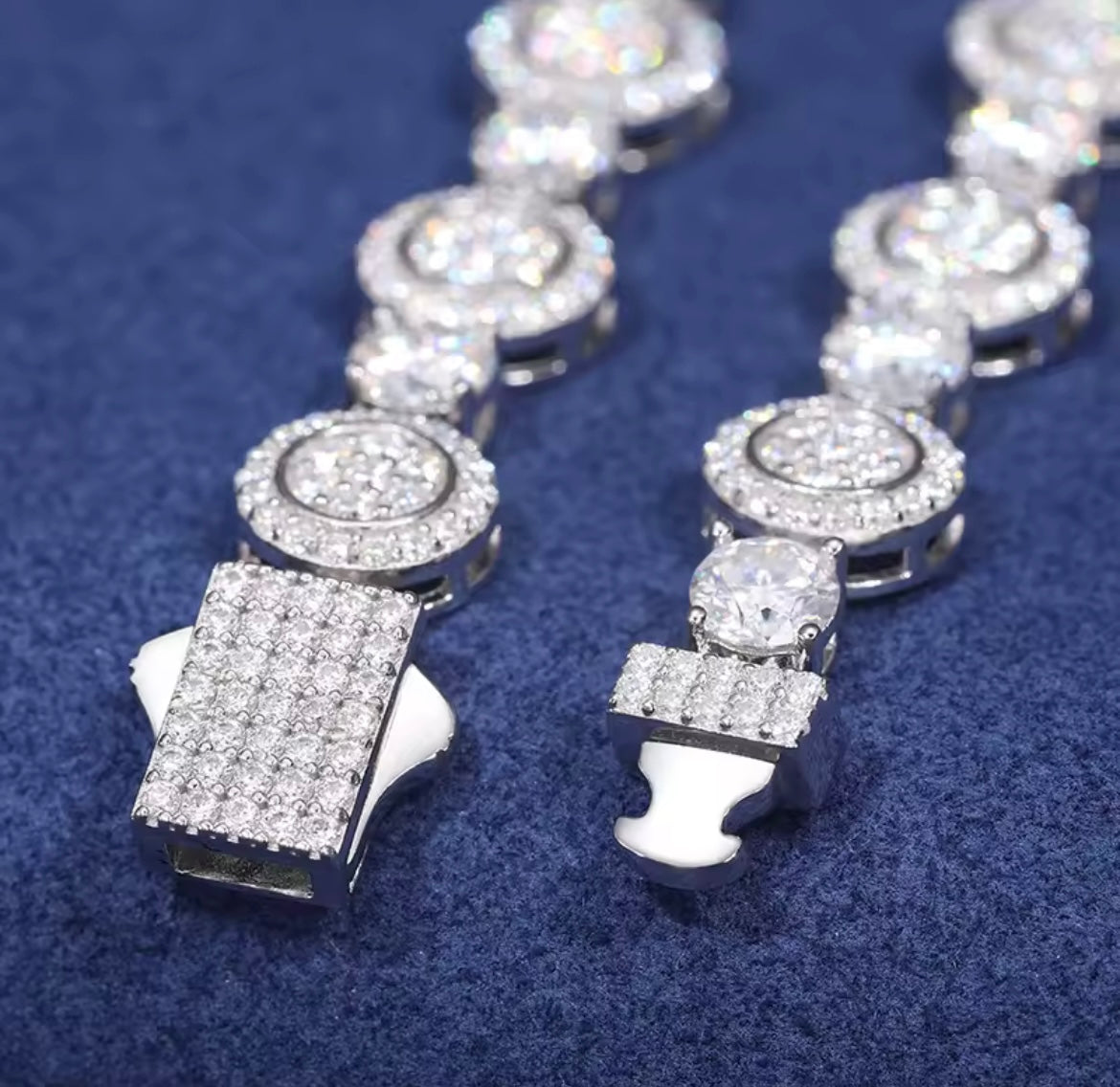 Round Tennis Chain/Bracelet