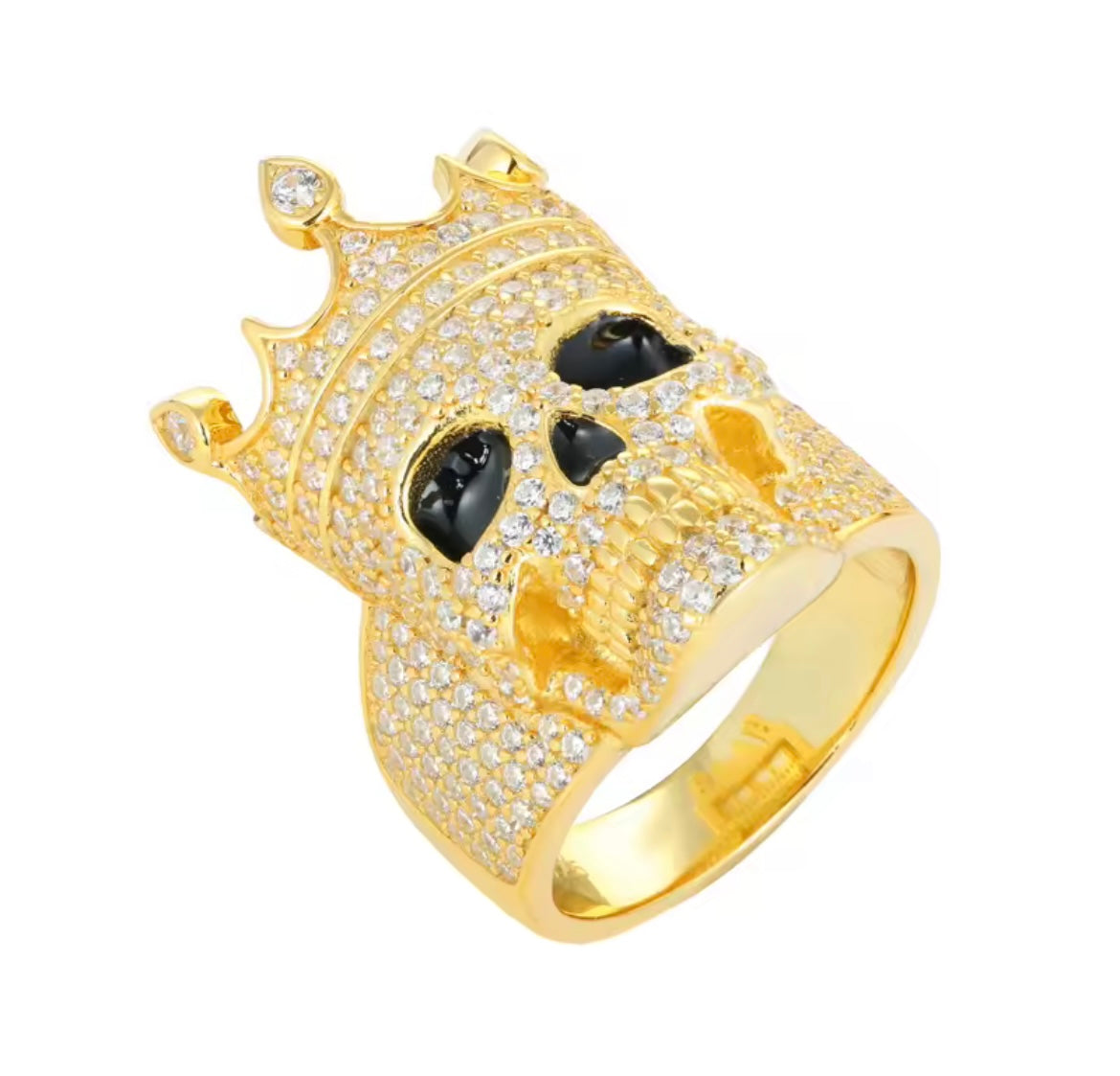 Crown Skull Ring