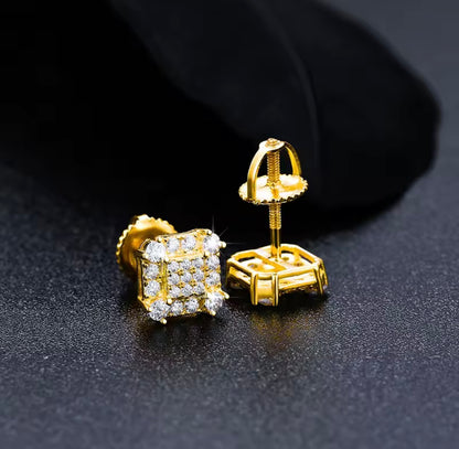 Square Stud Earrings
