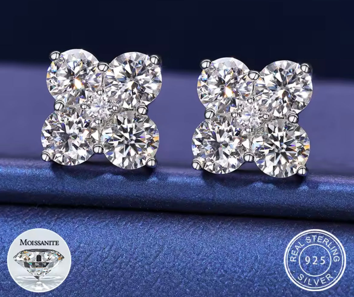 2.48CTW Stud Earrings
