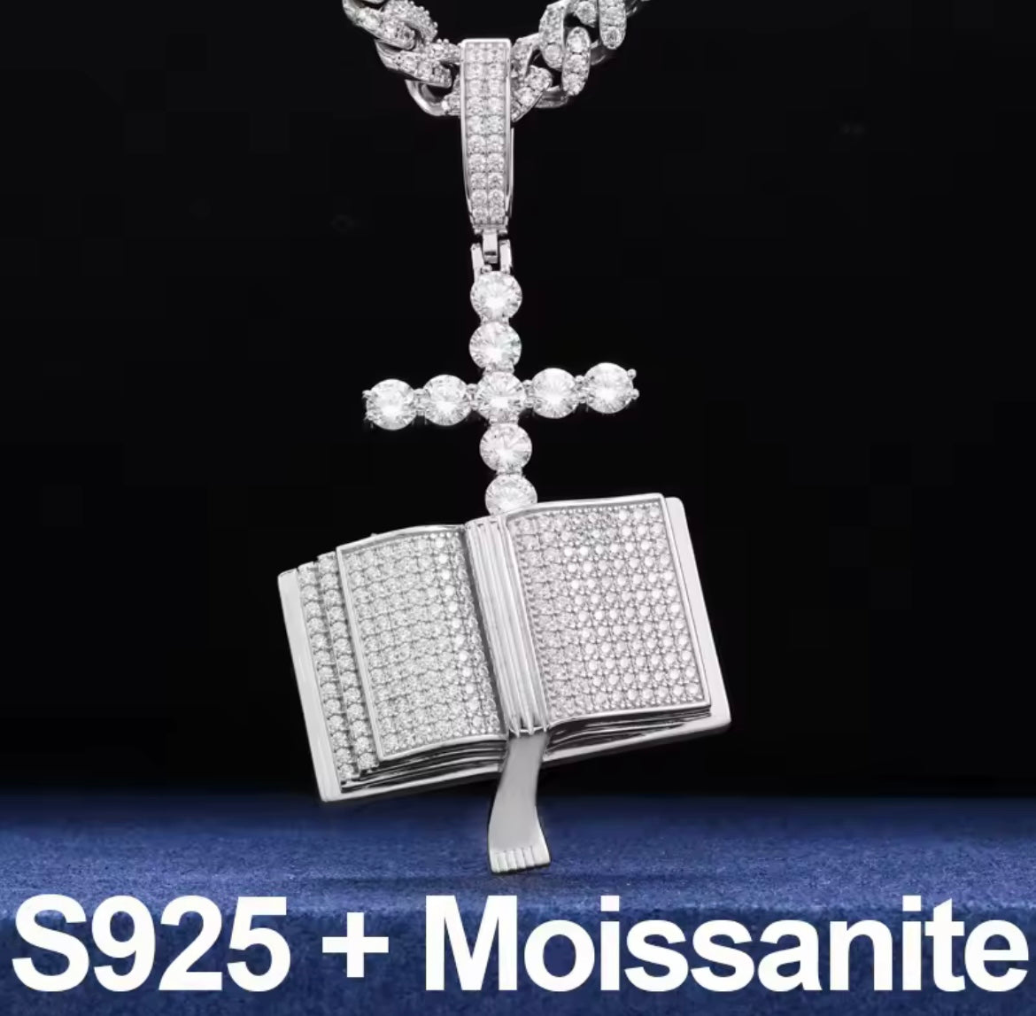 Cross Bible Prayer Pendant