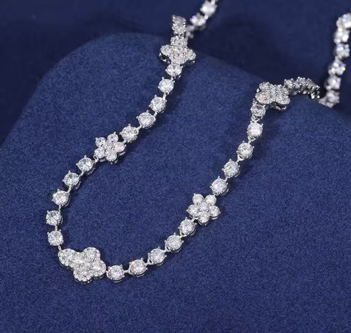 Cross Flower Design Chain