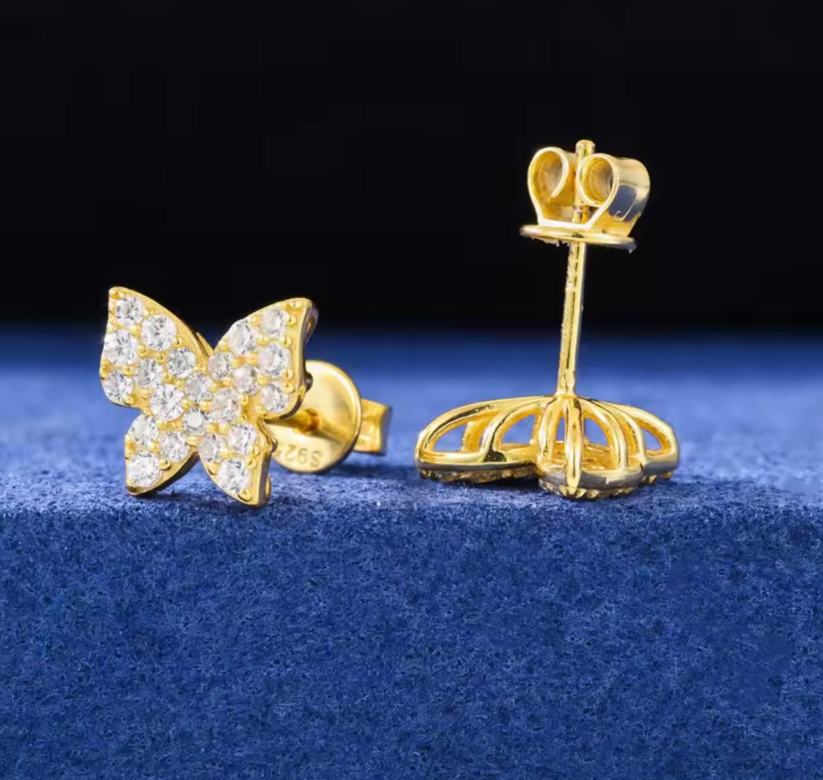 Mini Butterfly Stud Earrings