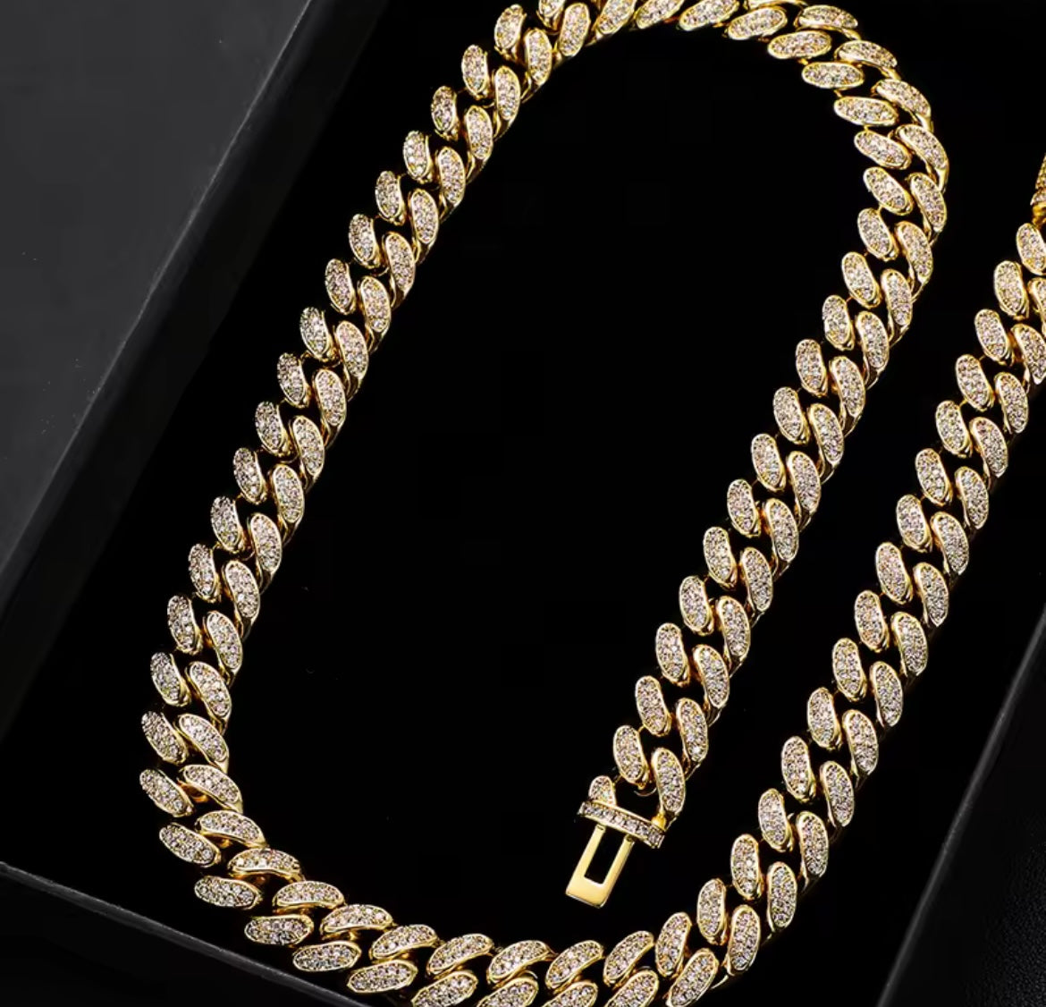 12MM Silver Miami Cuban Link Chain/Bracelet