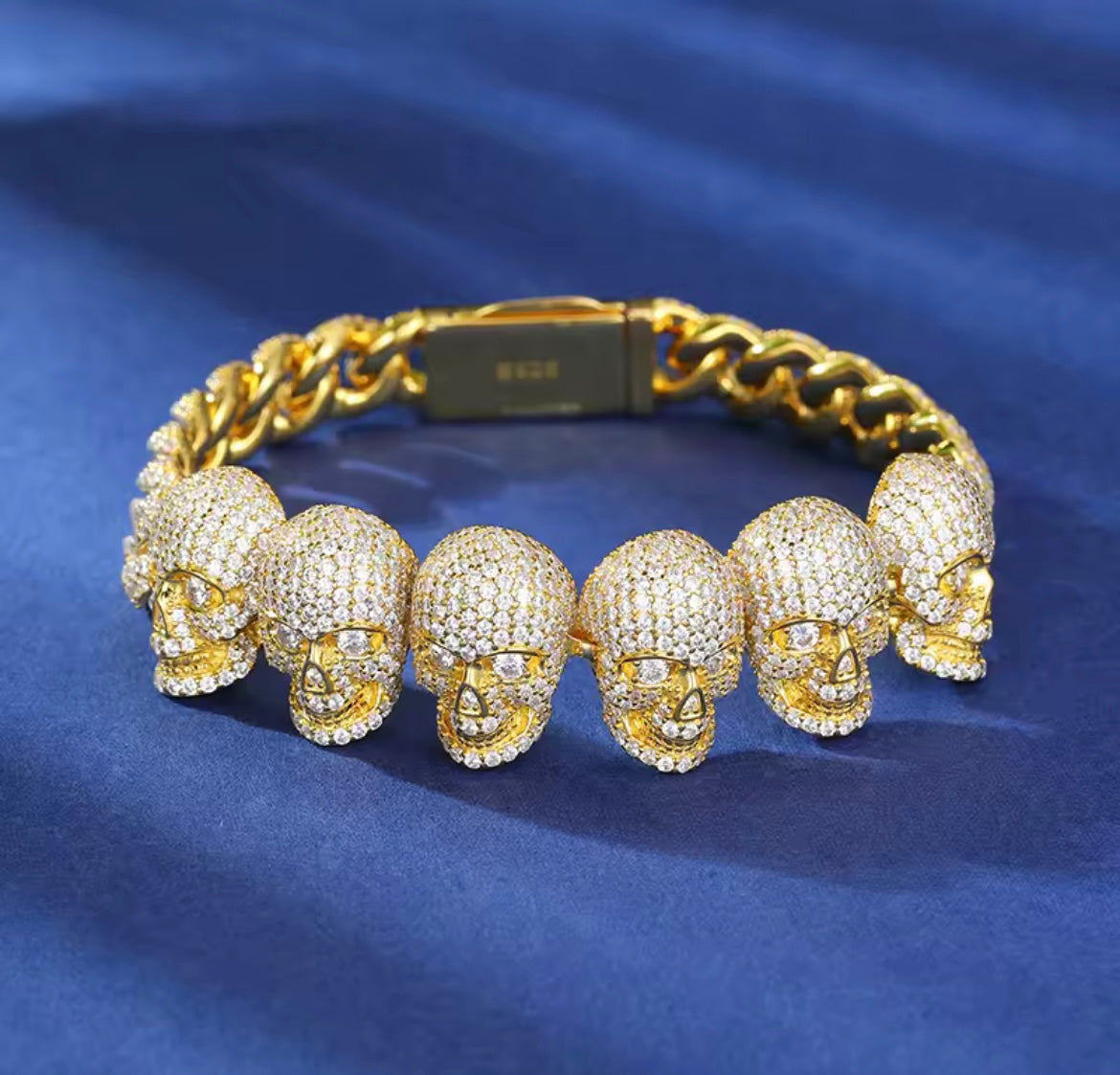 Skull Cuban Chain/Bracelet