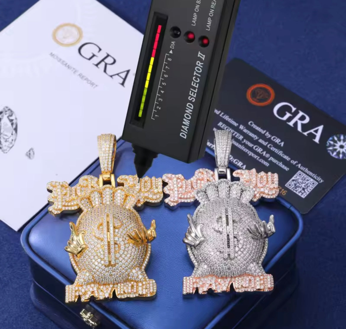 Money Bag F You Pay Me Pendant