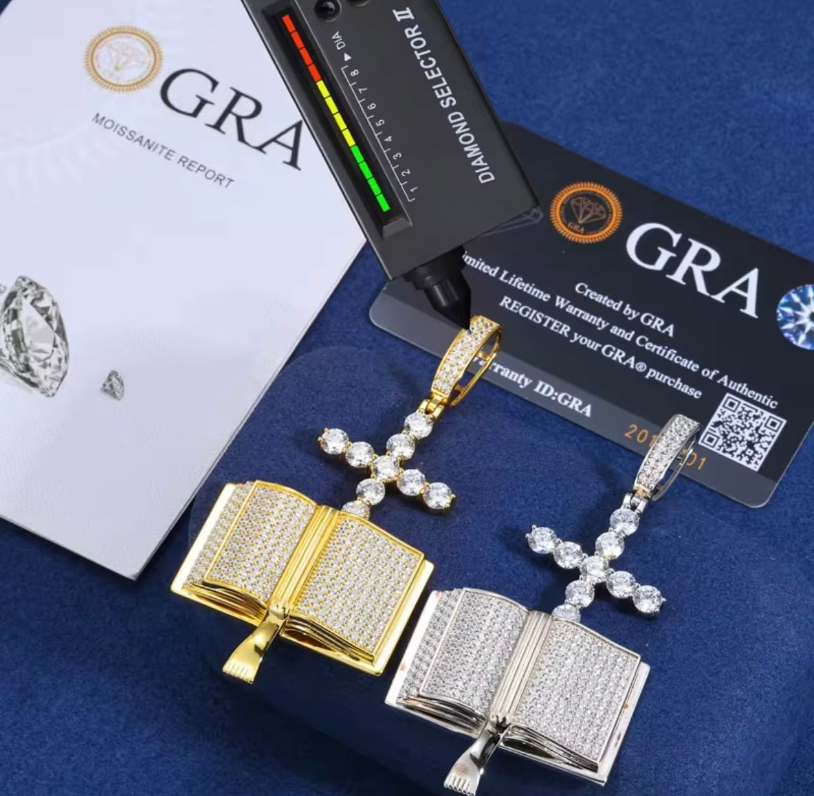 Cross Bible Prayer Pendant