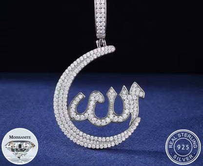 Silver Allah Pendant