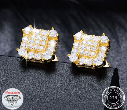 Square Stud Earrings