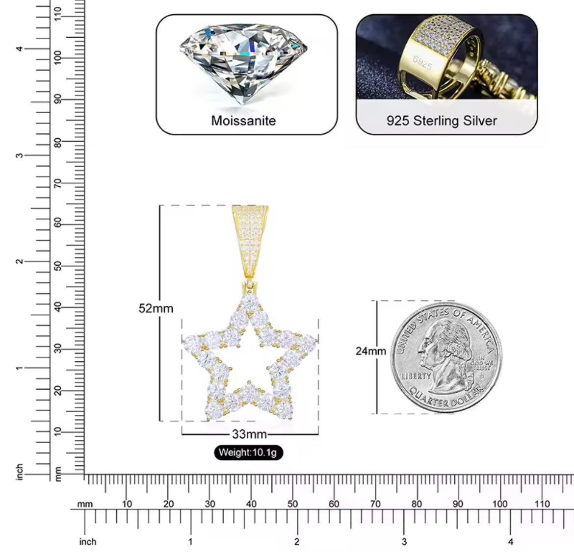 Hollow Star Pendant