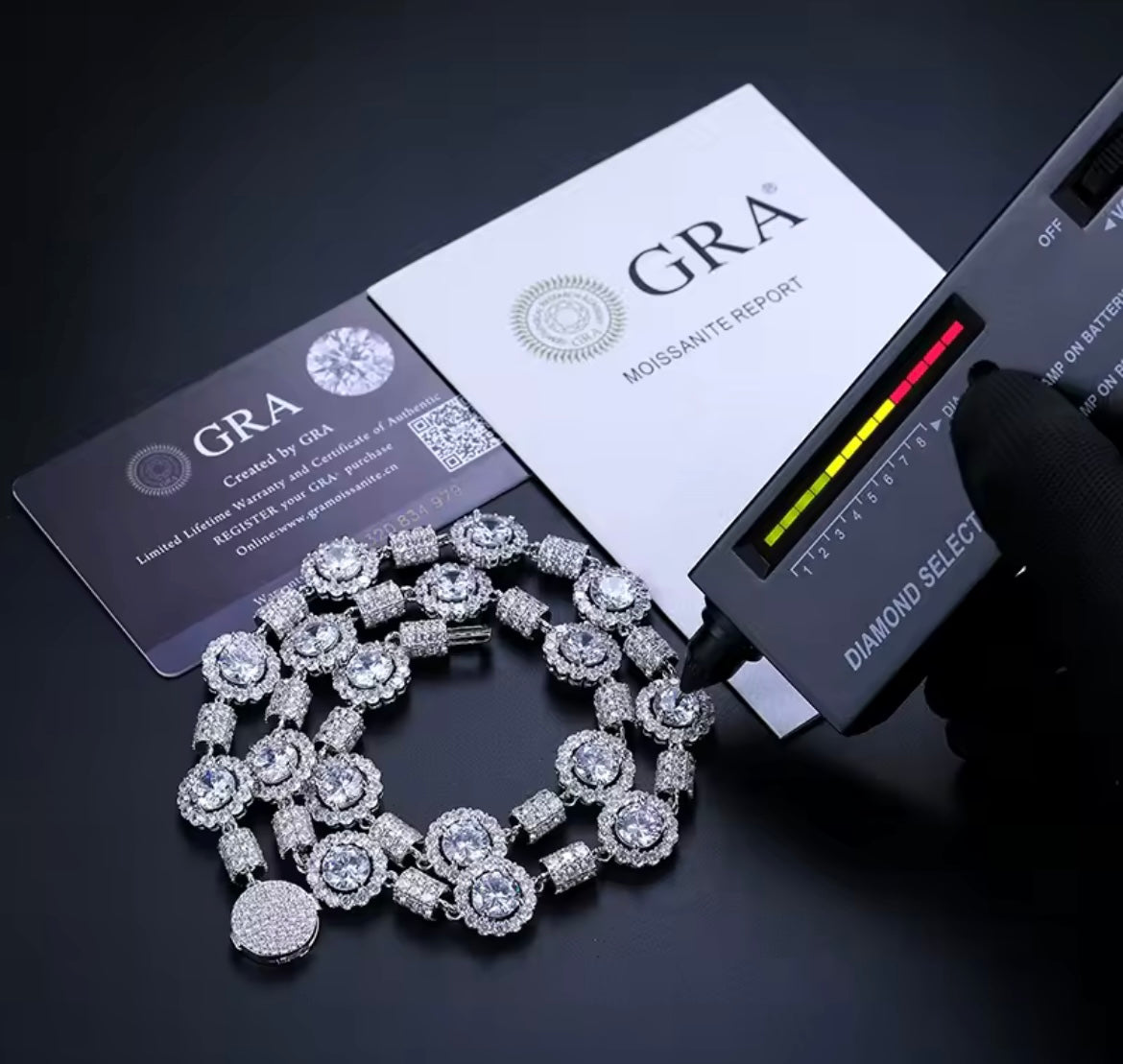 Round Sparkling Chain/Bracelet