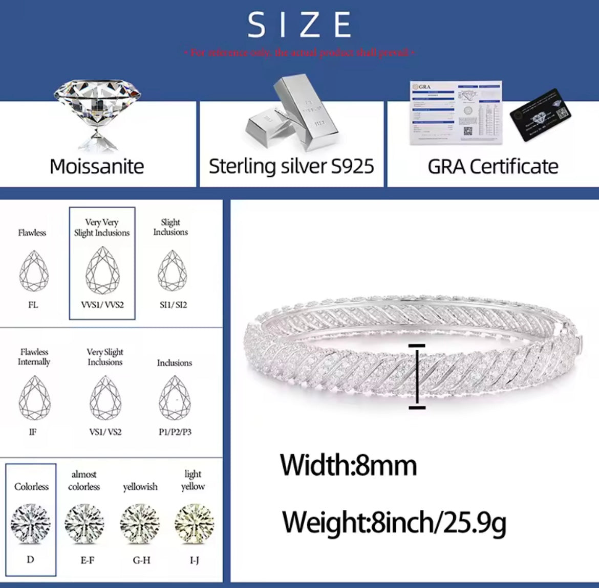 8MM Twist Bracelet