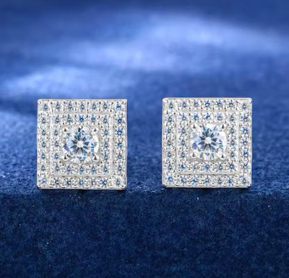 Classic Square Stud Earrings