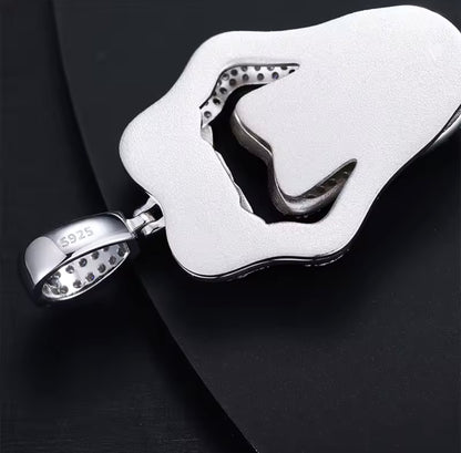 Sexy Mouth Lip Dripping Money Dollar Pendant