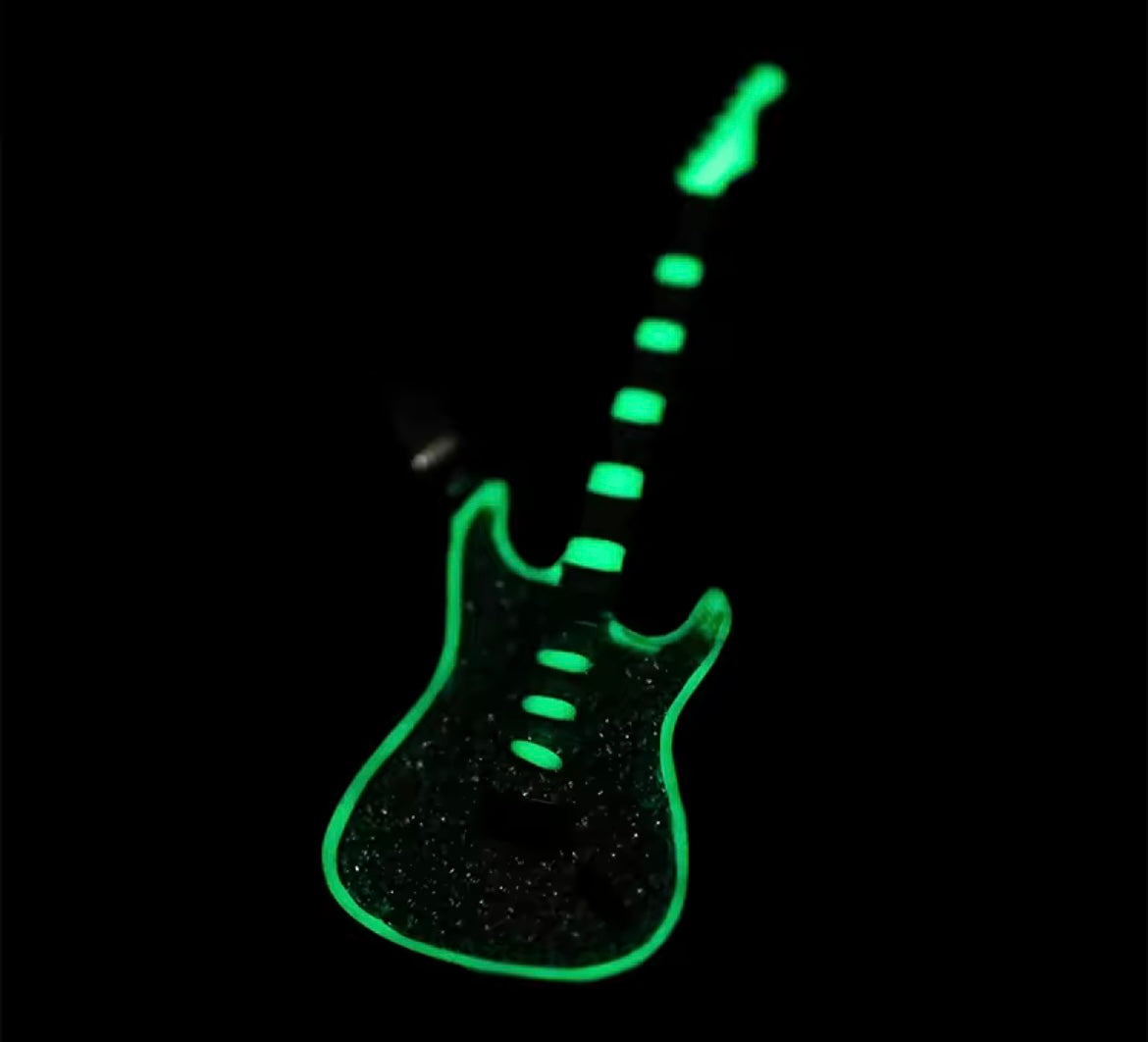 Glowing Guitar Pendant
