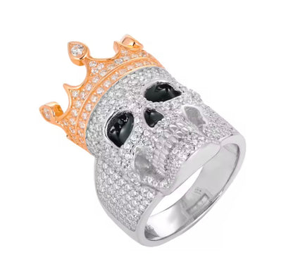 Crown Skull Ring