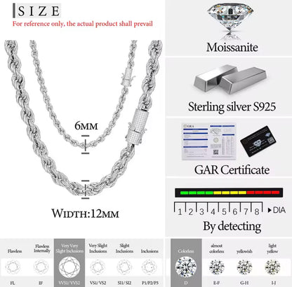 Classic Twisted Rope Chain/Bracelet