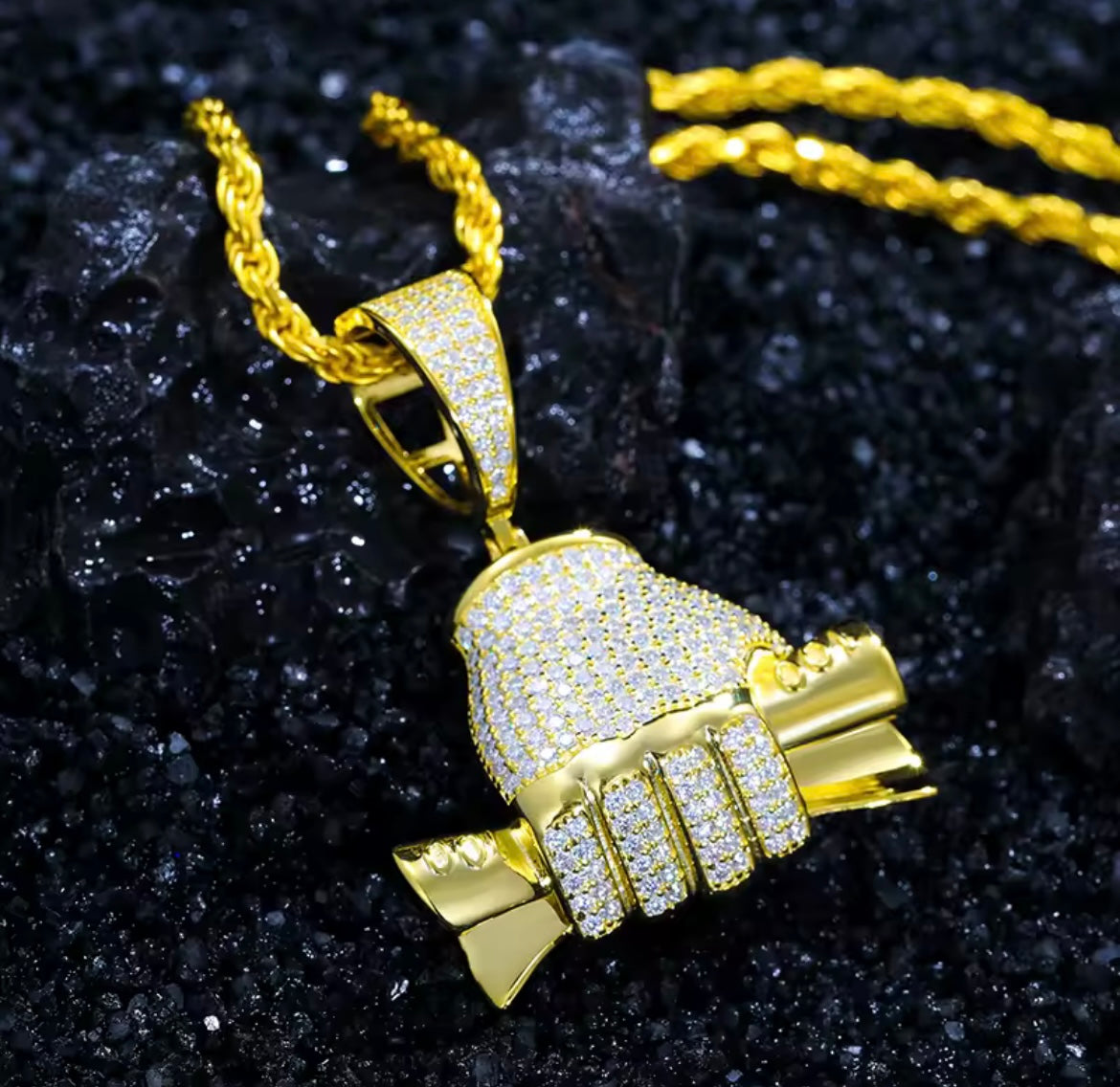 Fisted Dollar Pendant