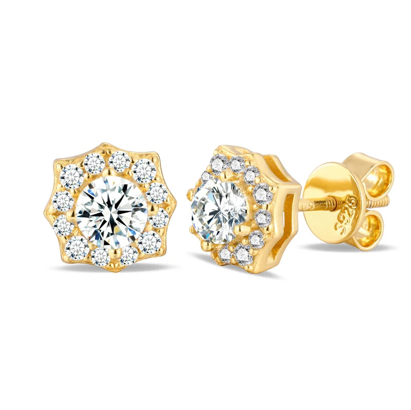 Eight-Pointed Star Earrings