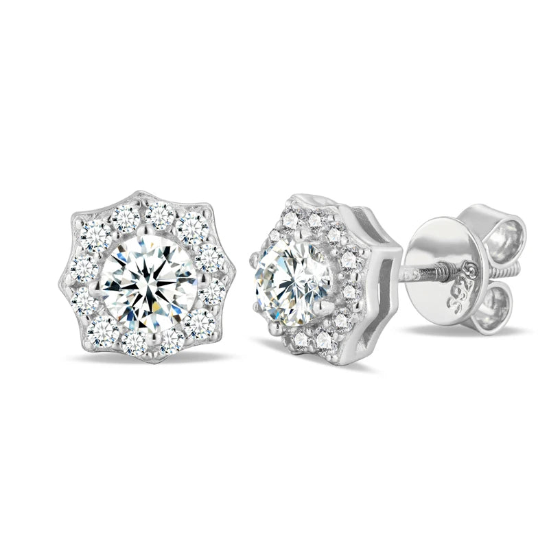 Eight-Pointed Star Earrings