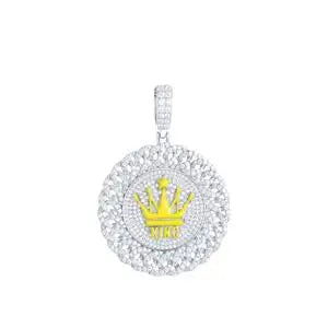 Glowing Kings Crown Pendant