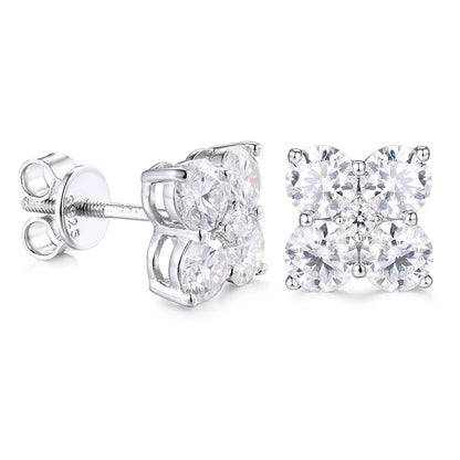 2.48CTW Stud Earrings