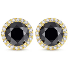 Double Circled Stud Earrings