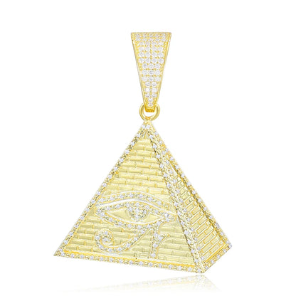 Egyptian Pyramid Eye Of Horus Pendant