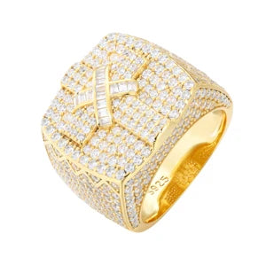 Fully Iced Out Cross Ring