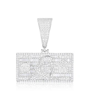 Rectangle Dollar Bill Pendant
