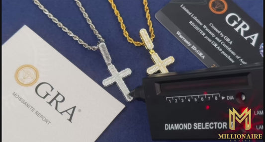 Baguette Cross Pendant