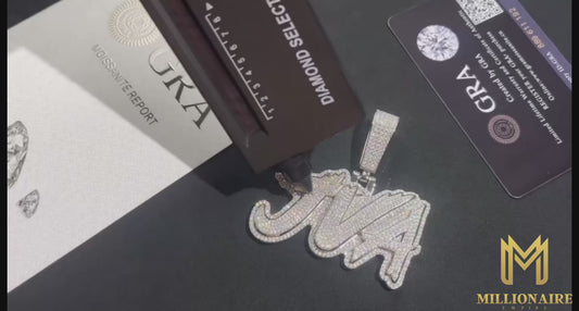 Custom Iced Out Name Pendant